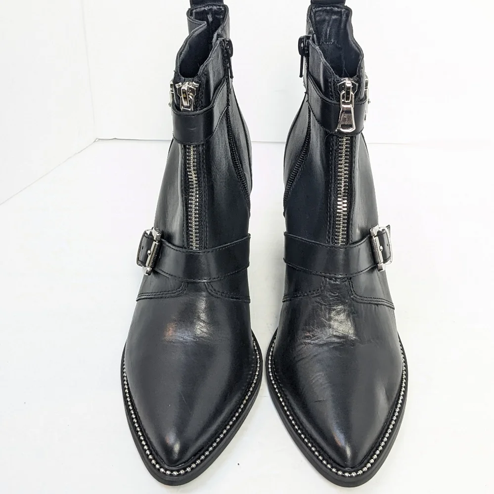 NWOT Steve Madden leather halle boots - Picture 6 of 16